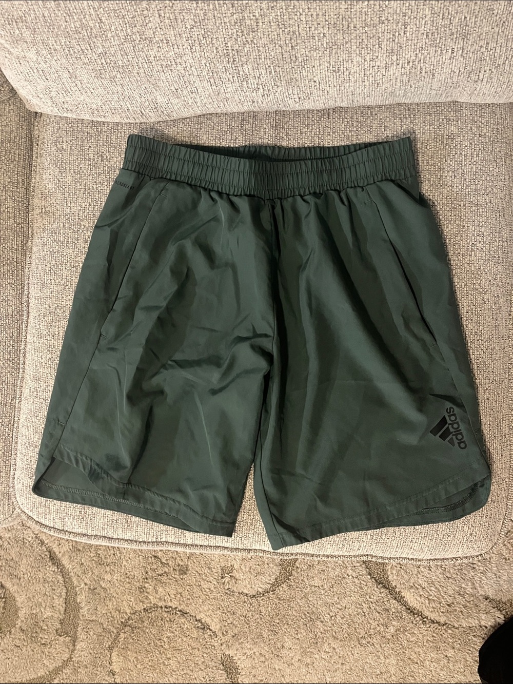 adidas Men’s Forest Green Athletic Shorts